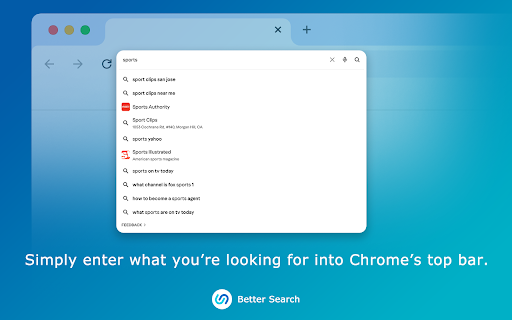 Better Search from Chrome web store to be run with OffiDocs Chromium online Better Search from Chrome web store to be run with OffiDocs Chromium online