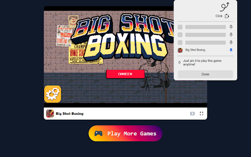 Big Shot Boxing Game Become a Legendary Boxer! from Chrome web store to be run with OffiDocs Chromium online Big Shot Boxing Game Become a Legendary Boxer! from Chrome web store to be run with OffiDocs Chromium online