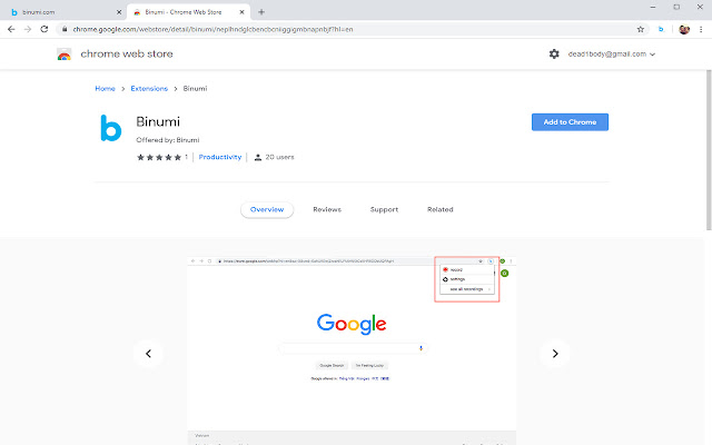 Binumi from Chrome web store to be run with OffiDocs Chromium online Binumi from Chrome web store to be run with OffiDocs Chromium online