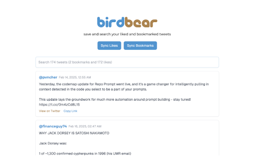 BirdBear Chrome extension from Chrome web store to be run with OffiDocs Chromium online BirdBear Chrome extension from Chrome web store to be run with OffiDocs Chromium online