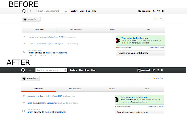 Black GitHub from Chrome web store to be run with OffiDocs Chromium online Black GitHub from Chrome web store to be run with OffiDocs Chromium online
