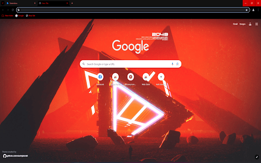 Blade Runner Chrome Theme from Chrome web store to be run with OffiDocs Chromium online Blade Runner Chrome Theme from Chrome web store to be run with OffiDocs Chromium online