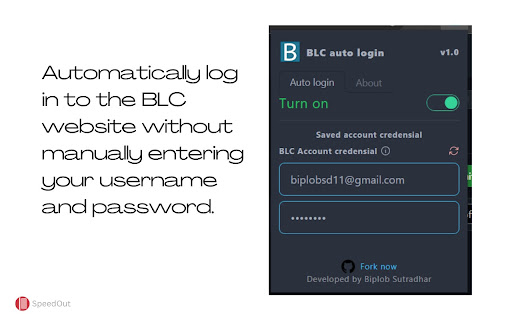 BLC Auto Login from Chrome web store to be run with OffiDocs Chromium online BLC Auto Login from Chrome web store to be run with OffiDocs Chromium online