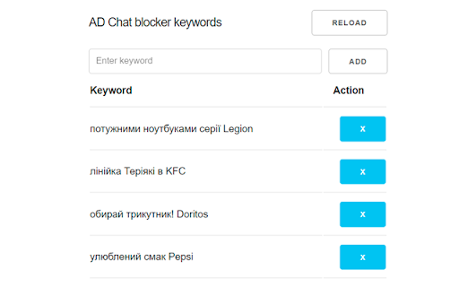 Block twitch chat AD from Chrome web store to be run with OffiDocs Chromium online Block twitch chat AD from Chrome web store to be run with OffiDocs Chromium online