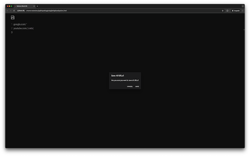 Block URL from Chrome web store to be run with OffiDocs Chromium online Block URL from Chrome web store to be run with OffiDocs Chromium online