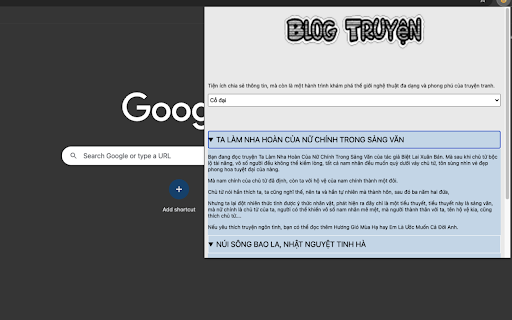 Blog Truyen from Chrome web store to be run with OffiDocs Chromium online Blog Truyen from Chrome web store to be run with OffiDocs Chromium online
