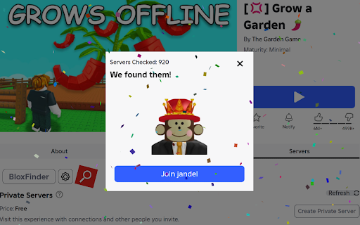 BloxFinder Join Anyone on Roblox from Chrome web store to be run with OffiDocs Chromium online BloxFinder Join Anyone on Roblox from Chrome web store to be run with OffiDocs Chromium online