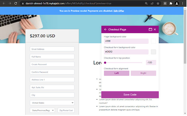 BMS Kajabi Checkout Pro from Chrome web store to be run with OffiDocs Chromium online BMS Kajabi Checkout Pro from Chrome web store to be run with OffiDocs Chromium online