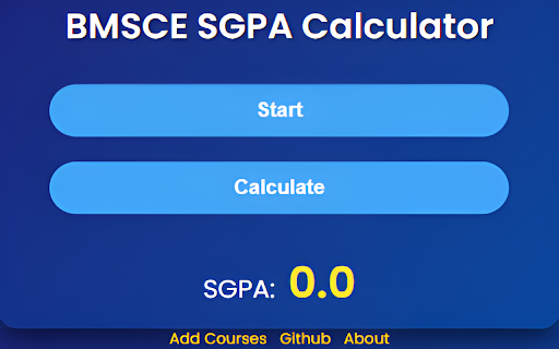 BMS SGPA Calculator from Chrome web store to be run with OffiDocs Chromium online BMS SGPA Calculator from Chrome web store to be run with OffiDocs Chromium online