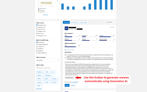 Booking.com Reviews Buddy AI from Chrome web store to be run with OffiDocs Chromium online Booking.com Reviews Buddy AI from Chrome web store to be run with OffiDocs Chromium online
