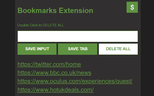 Bookmarks Extension from Chrome web store to be run with OffiDocs Chromium online Bookmarks Extension from Chrome web store to be run with OffiDocs Chromium online