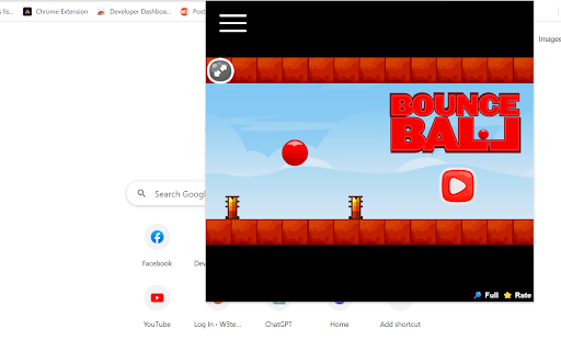 Bounce Ball Game from Chrome web store to be run with OffiDocs Chromium online Bounce Ball Game from Chrome web store to be run with OffiDocs Chromium online