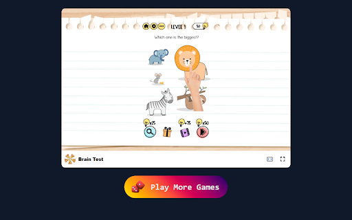 Brain Test Game in Browser Free Offline available from Chrome web store to be run with OffiDocs Chromium online Brain Test Game in Browser Free Offline available from Chrome web store to be run with OffiDocs Chromium online