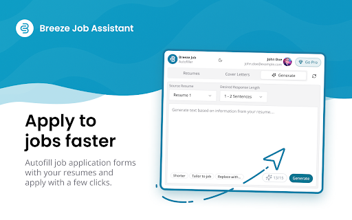 Breeze Job Assistant from Chrome web store to be run with OffiDocs Chromium online Breeze Job Assistant from Chrome web store to be run with OffiDocs Chromium online
