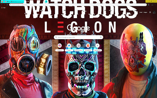 BRIGHT MASK SKULL | Watch Dogs Legion TOP ART from Chrome web store to be run with OffiDocs Chromium online BRIGHT MASK SKULL | Watch Dogs Legion TOP ART from Chrome web store to be run with OffiDocs Chromium online