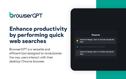 BrowserGPT (Operator) from Chrome web store to be run with OffiDocs Chromium online BrowserGPT (Operator) from Chrome web store to be run with OffiDocs Chromium online