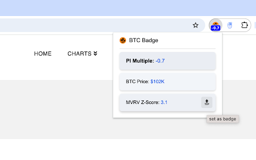 BTC Badge Bitcoin Price Ticker from Chrome web store to be run with OffiDocs Chromium online BTC Badge Bitcoin Price Ticker from Chrome web store to be run with OffiDocs Chromium online