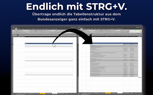 Bundesanzeiger2Excel from Chrome web store to be run with OffiDocs Chromium online Bundesanzeiger2Excel from Chrome web store to be run with OffiDocs Chromium online