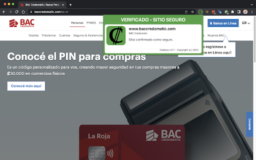 Cadejos Prevención de fraude from Chrome web store to be run with OffiDocs Chromium online Cadejos Prevención de fraude from Chrome web store to be run with OffiDocs Chromium online