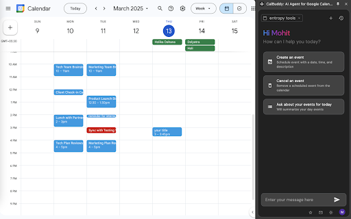 CalBuddy: AI Agent for Google Calendar from Chrome web store to be run with OffiDocs Chromium online CalBuddy: AI Agent for Google Calendar from Chrome web store to be run with OffiDocs Chromium online