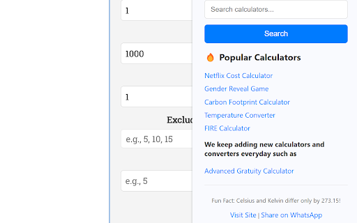 Calculator A2Z from Chrome web store to be run with OffiDocs Chromium online Calculator A2Z from Chrome web store to be run with OffiDocs Chromium online