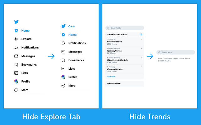 Calm Twitter from Chrome web store to be run with OffiDocs Chromium online Calm Twitter from Chrome web store to be run with OffiDocs Chromium online