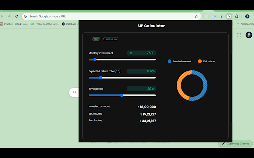CapitalCrafter A SIP Calculator from Chrome web store to be run with OffiDocs Chromium online CapitalCrafter A SIP Calculator from Chrome web store to be run with OffiDocs Chromium online