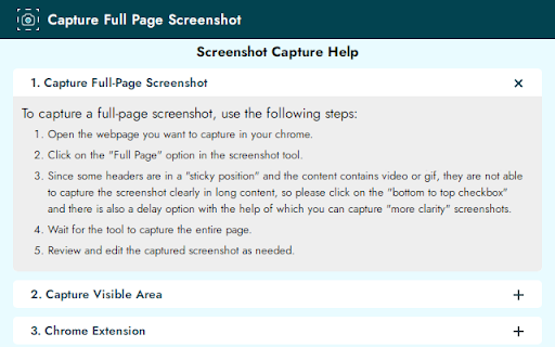 Capture Full Page Screenshot from Chrome web store to be run with OffiDocs Chromium online Capture Full Page Screenshot from Chrome web store to be run with OffiDocs Chromium online