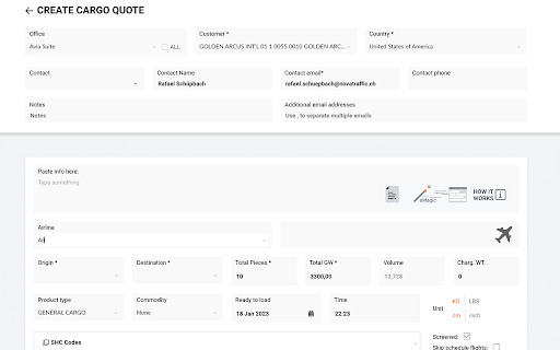 Cargo Booking from Chrome web store to be run with OffiDocs Chromium online Cargo Booking from Chrome web store to be run with OffiDocs Chromium online