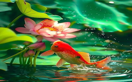 carp and lotus wallpaper from Chrome web store to be run with OffiDocs Chromium online carp and lotus wallpaper from Chrome web store to be run with OffiDocs Chromium online