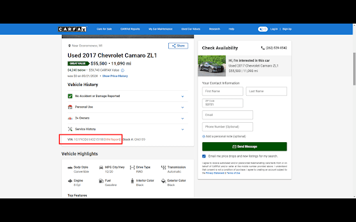 Car SimulCast Instant VIN Report from Chrome web store to be run with OffiDocs Chromium online Car SimulCast Instant VIN Report from Chrome web store to be run with OffiDocs Chromium online