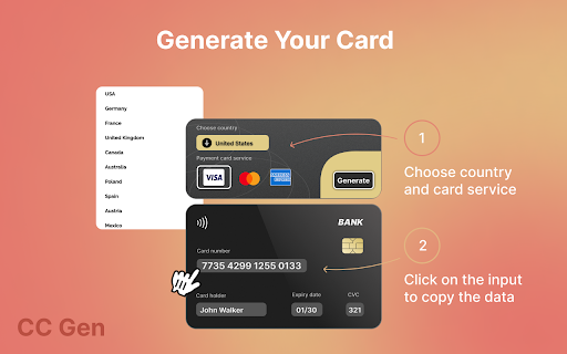 CC Gen from Chrome web store to be run with OffiDocs Chromium online CC Gen from Chrome web store to be run with OffiDocs Chromium online