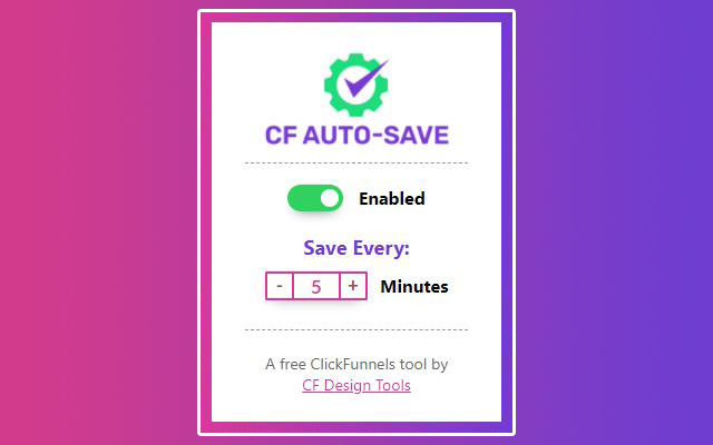 CF Auto Save from Chrome web store to be run with OffiDocs Chromium online CF Auto Save from Chrome web store to be run with OffiDocs Chromium online