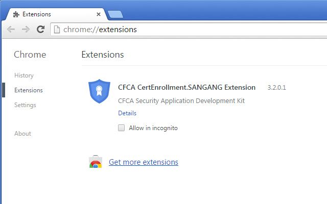 CFCA CertEnrollment.SANGANG Extension from Chrome web store to be run with OffiDocs Chromium online CFCA CertEnrollment.SANGANG Extension from Chrome web store to be run with OffiDocs Chromium online