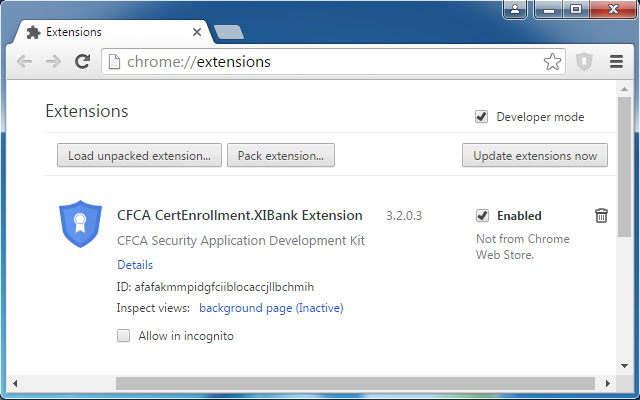 CFCA CertEnrollment.XIBank Extension from Chrome web store to be run with OffiDocs Chromium online CFCA CertEnrollment.XIBank Extension from Chrome web store to be run with OffiDocs Chromium online