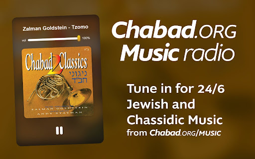 Chabad.org Jewish Music Radio from Chrome web store to be run with OffiDocs Chromium online Chabad.org Jewish Music Radio from Chrome web store to be run with OffiDocs Chromium online