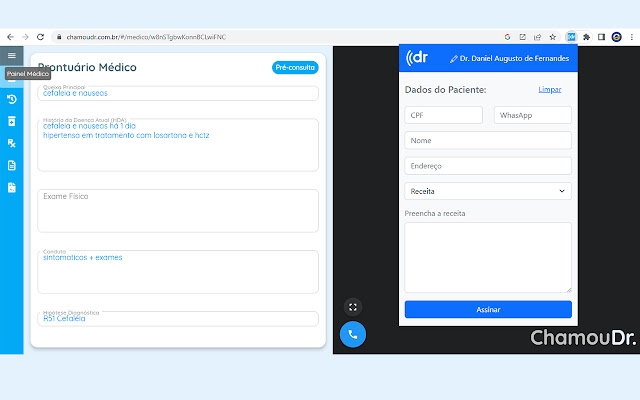 Chamou Doutor from Chrome web store to be run with OffiDocs Chromium online Chamou Doutor from Chrome web store to be run with OffiDocs Chromium online