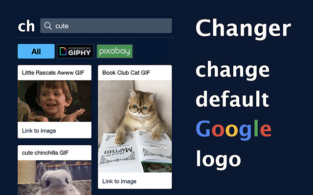 Changer change google logo from Chrome web store to be run with OffiDocs Chromium online Changer change google logo from Chrome web store to be run with OffiDocs Chromium online