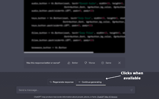 ChatGPT Auto Continue Token Counter from Chrome web store to be run with OffiDocs Chromium online ChatGPT Auto Continue Token Counter from Chrome web store to be run with OffiDocs Chromium online