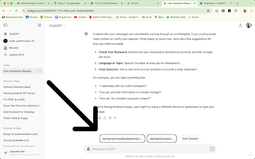 ChatGPT Context Injector from Chrome web store to be run with OffiDocs Chromium online ChatGPT Context Injector from Chrome web store to be run with OffiDocs Chromium online