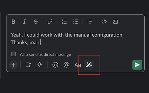 ChatGPT grammar correction for Slack from Chrome web store to be run with OffiDocs Chromium online ChatGPT grammar correction for Slack from Chrome web store to be run with OffiDocs Chromium online
