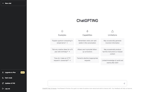 ChatGPTING from Chrome web store to be run with OffiDocs Chromium online ChatGPTING from Chrome web store to be run with OffiDocs Chromium online