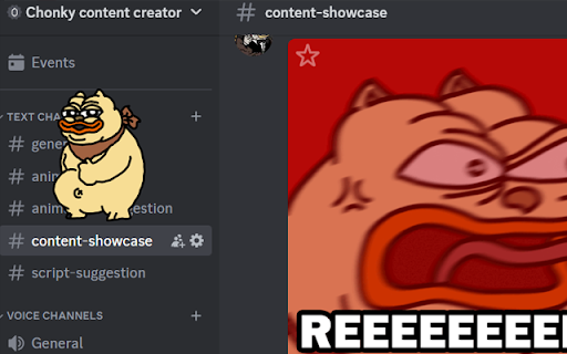 Chonky Friend from Chrome web store to be run with OffiDocs Chromium online Chonky Friend from Chrome web store to be run with OffiDocs Chromium online