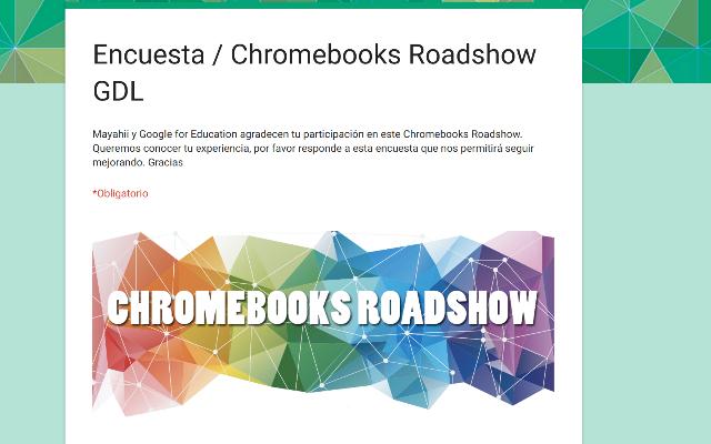 Chromebooks Roadshow GDL from Chrome web store to be run with OffiDocs Chromium online Chromebooks Roadshow GDL from Chrome web store to be run with OffiDocs Chromium online