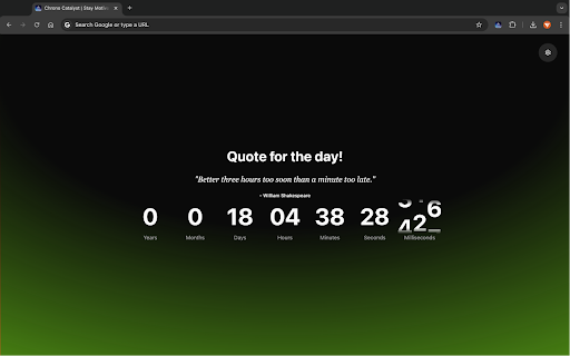 Chrono Catalyst from Chrome web store to be run with OffiDocs Chromium online Chrono Catalyst from Chrome web store to be run with OffiDocs Chromium online