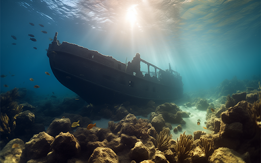 Cinego Shipwreck Interface In Shallow Sea from Chrome web store to be run with OffiDocs Chromium online Cinego Shipwreck Interface In Shallow Sea from Chrome web store to be run with OffiDocs Chromium online