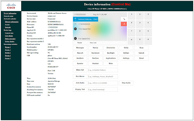 Cisco Phone Controller from Chrome web store to be run with OffiDocs Chromium online Cisco Phone Controller from Chrome web store to be run with OffiDocs Chromium online