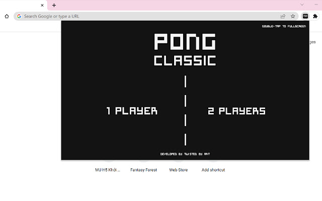 Classic Pong Game (2 Players) from Chrome web store to be run with OffiDocs Chromium online Classic Pong Game (2 Players) from Chrome web store to be run with OffiDocs Chromium online