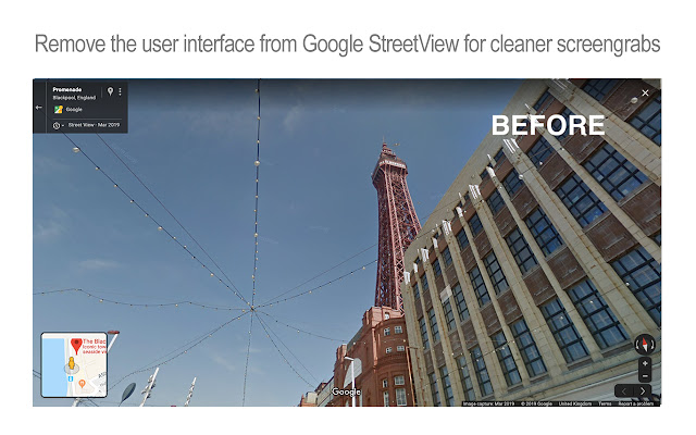 Clean Street View from Chrome web store to be run with OffiDocs Chromium online Clean Street View from Chrome web store to be run with OffiDocs Chromium online