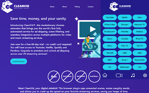 CleanVid from Chrome web store to be run with OffiDocs Chromium online CleanVid from Chrome web store to be run with OffiDocs Chromium online